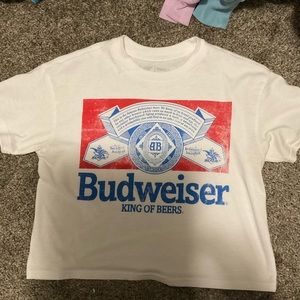 Budweiser cropped tee